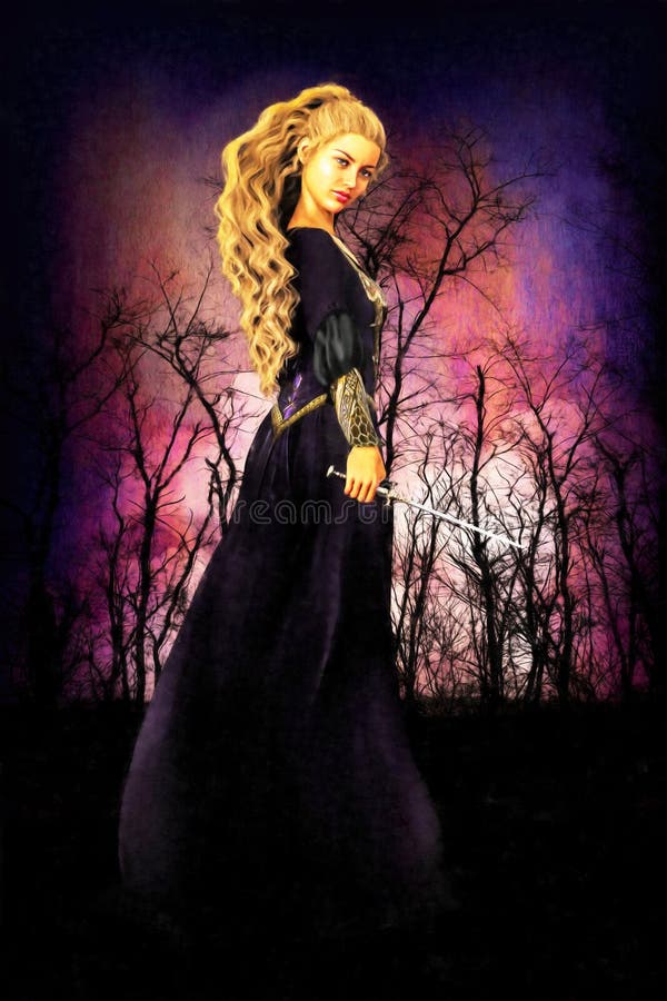 A renaissance painting style digital illustration of a noble woman dressed in medieval costume. Particularly suited to book cover art and design in the historical and highlander romance, fantasy, and elven genres. A renaissance painting style digital illustration of a noble woman dressed in medieval costume. Particularly suited to book cover art and design in the historical and highlander romance, fantasy, and elven genres